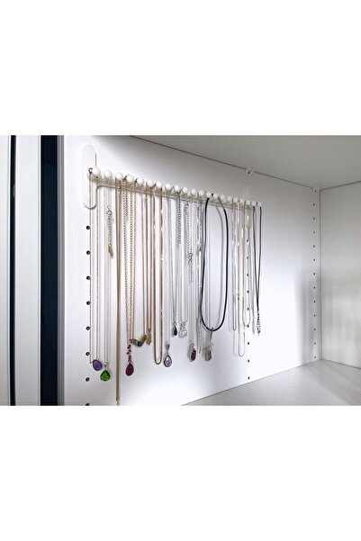 tiridigo حامل مجوهرات متوافق مع نظام PAX - منظم للقلائد والأساور مع 24 شريط ت...