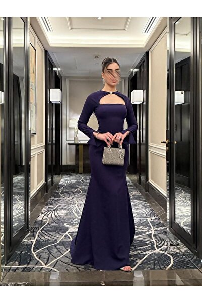 Kendallksa Elegant blue evening dress