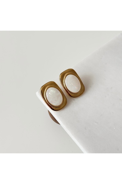 Vesce Atelier Aura Pearlescent Vintage Earrings