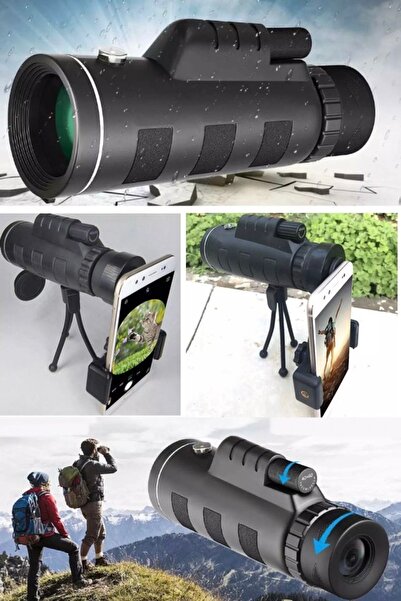 Munico Kalite Hd Pusula Led Kızılötesi Zoom Telefon Dürbünü 50x60 Ultra Hd Zo...