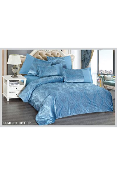 ANATOLIATEKSTILE Premium Velvet Bedding Set + Cotton Sheet, Comfort Luxury Be...