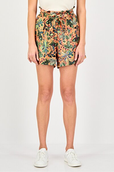 PROMOD Women Floral Print Shorts, Multicolor