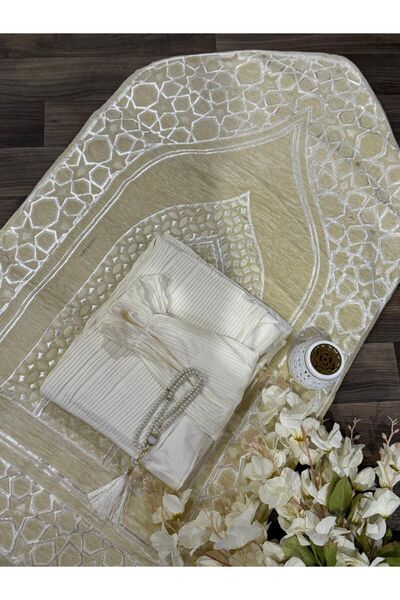 ssd Prayer mat and sheet set (modern design) - soft cotton material and disti...