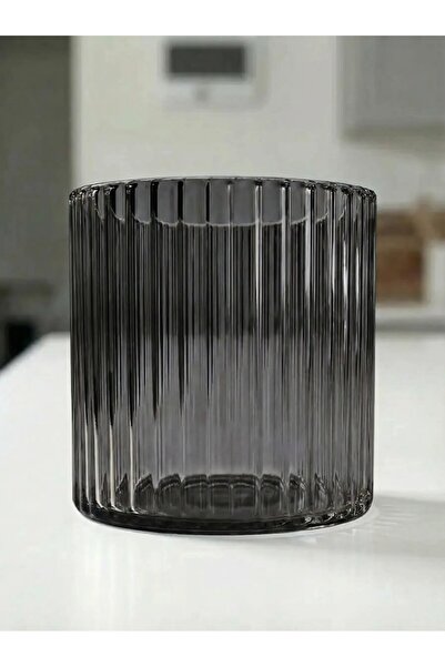 Candle Vase Işığın Sanatla Buluşması: El İşçiliği Optik Dekoratif Silindir Va...