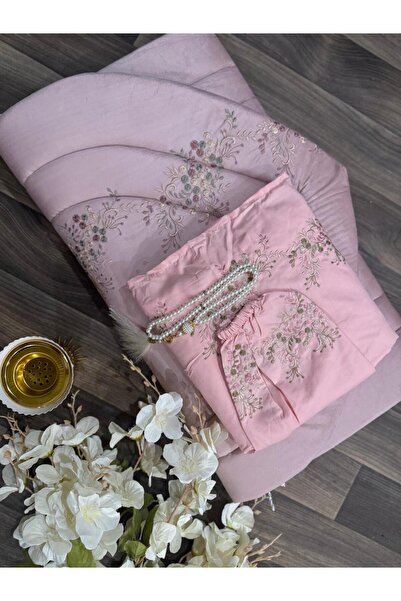 BASDEMIR Luxury Royal Prayer Set - Padded prayer mat, soft prayer shawl, and ...