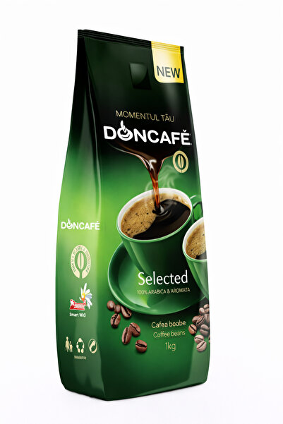 DONCAFE Doncafé Cafea Boabe Selected 1 kg – Aromă Intensă și Calitate Superioară