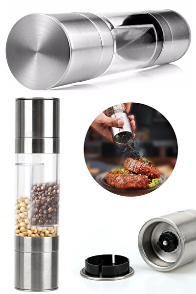 Munico 1 Adet Ikisi Bir Arada Değirmen Sofra Paslanmaz Masa Restorat Için Bah...