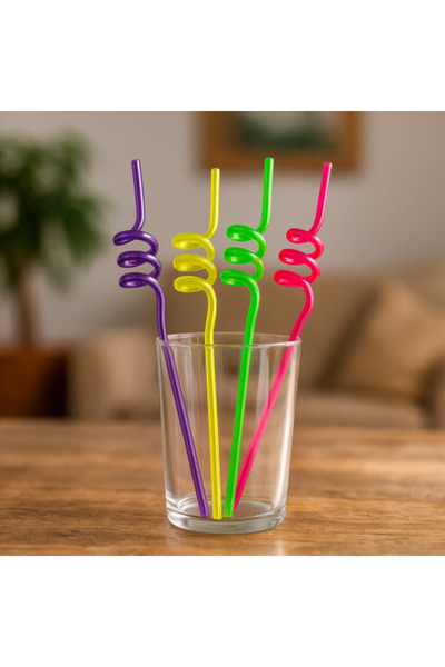 Generic Fun Colorful Straw Set