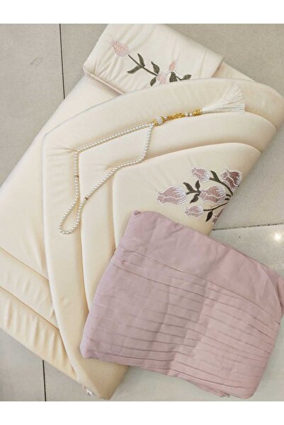 ASDM Luxury Royal 3-Piece Prayer Set - Cool Cotton Prayer Sheet and Padded Pr...