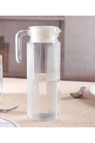 Generic Elegant Glass Jug with Lid