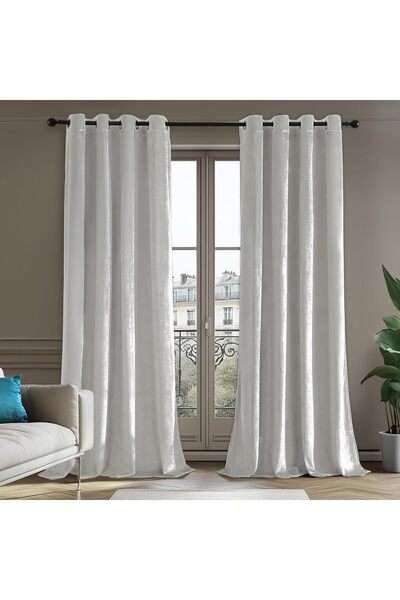 Deconovo Opaque curtains made of velvet material, thermally insulated, 2 pcs....