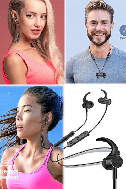 Munico Bluetooh Kulaklık Waterproff Sporcu Kulaklık Seti Boyunlu Spor Su Geçi...