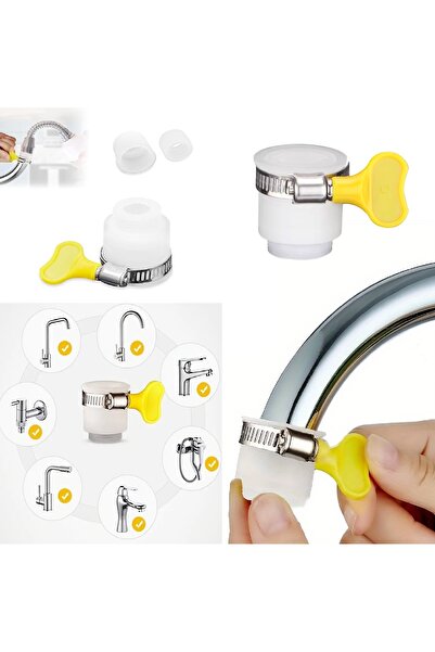 BGA mutfak musluk ucu kelepçeli çeşme ucu dönüştürücü başlığı Evrensel Musluk...