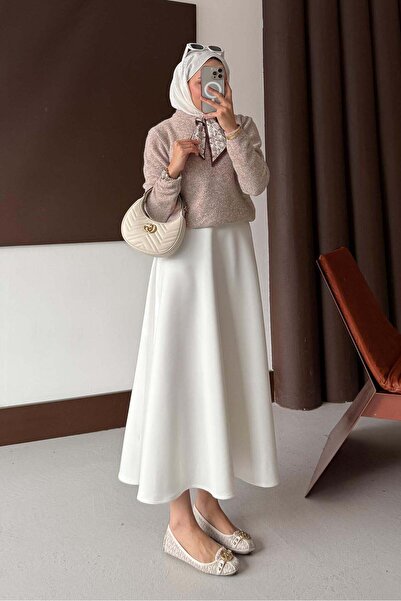 Rimel Moda Espana Shawl Knitwear Tunic Beige