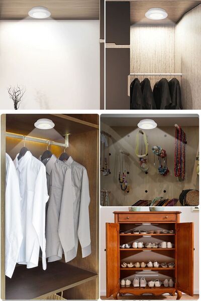 Munico Ofis Ev Gardrop Cam Önü Aydınlatma Lüx Şık Tasarım Aydınlatıcı 3'lü Sp...