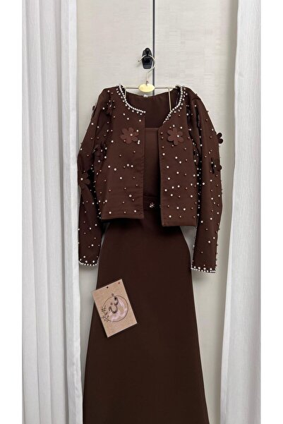 CONTENU Soft dress, rose jacket