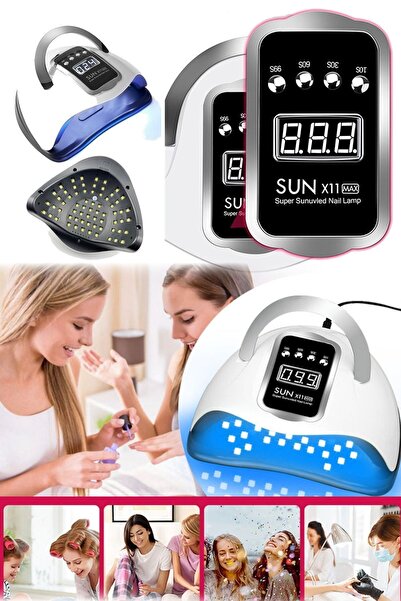 Munico X11 Max Uv Led Lamba Tırnak Kurutucu Akıllı Sensör Tırnak Lambası Lamb...