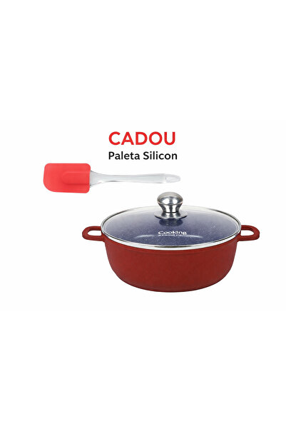 Cooking by Heinner CAST ALUMINUM SEMI-MOTOR CUP + LID 28x7.5 CM, 4.1 L, CALAB...