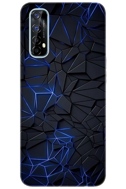 realme 7 (RMX2151) Uyumlu Kılıf Desen Baskılı Silikon Karmaşık Design STK:1874