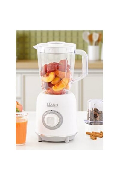 JANO Blender with Grinder, 450W, 1.5L Capacity, 2 Speeds, White