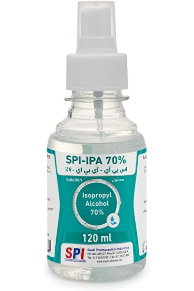SPİ Hand Sanitizer 70% Alcohol Spray 120ml