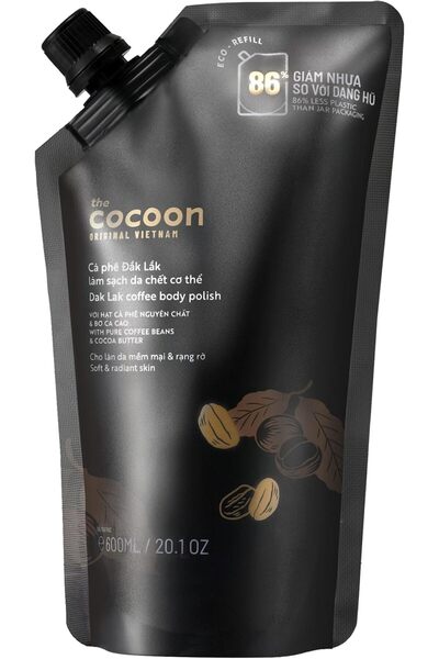 The Cocoon Original Vietnam مقشر الجسم بجوز الهند والقهوة (600 مل)