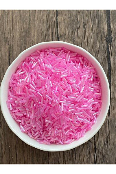 312 KONSEPT Mărgele din sticlă de culoare roz, de calitate A, de 40 de grame,...