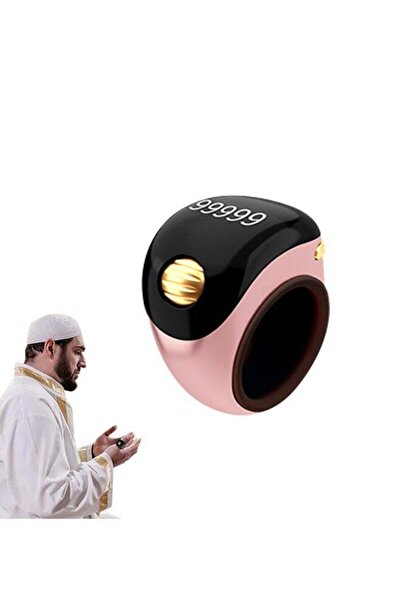 Generic حلقة تسبيح مزودة بشاشة OLED، عداد ذكي بعجلات