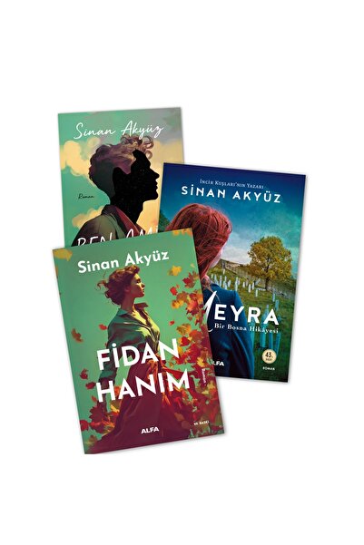 Everest Yayınları Fidan Hanım - Meyra - Ben Amir Sinan Akyüz 3 lü Kitap Seti