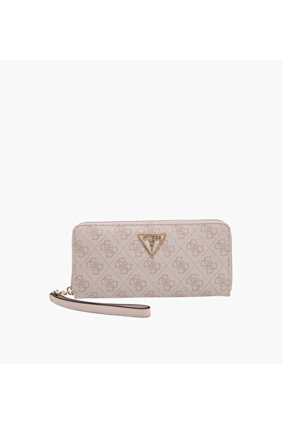 Guess Laurel Textured Wallet with Wristlet Strap