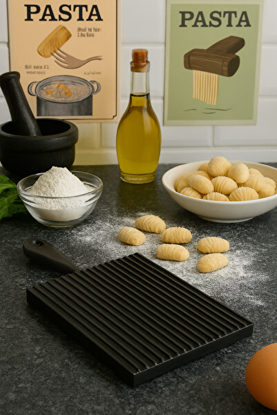 MD×HOA Gnocchi Italyan Makarna Tahtası ( Plastik ) İtalyan Gnocchi Makarna El...