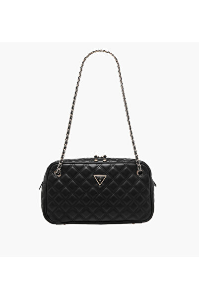 Guess GIULLY II Quilted Shoulder Bag with Chain Strap