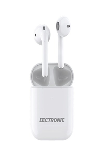 LeCtronic Earbuds Plus - TRUE WIRELESS EARBUDS TWS , White
