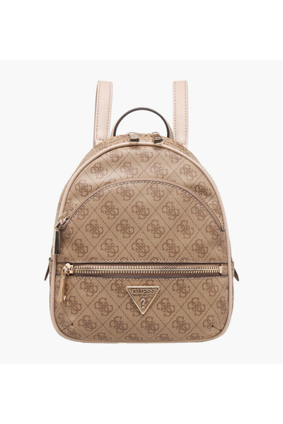 Guess حقيبة ظهر مطبوع بشعار مانهاتن مع أحزمة كتف قابلة للتعديل