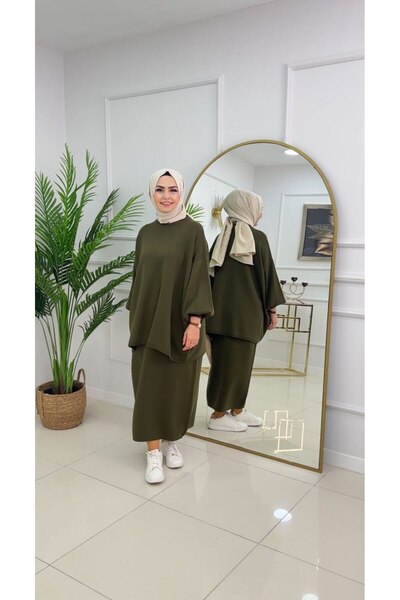 Summer Store Nova Bol Cut Tricot Skirt Tunic Set