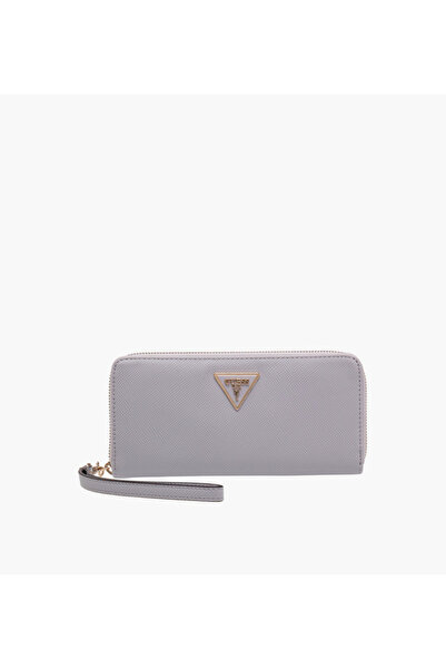 Guess Laurel Textured Wallet with Wristlet Strap