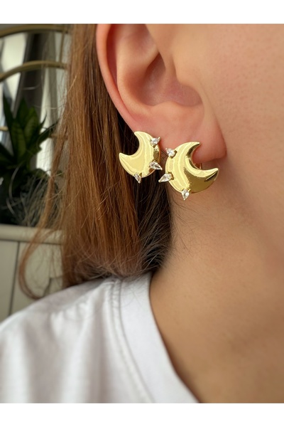 ToffyStore Vip Design Moon Earrings