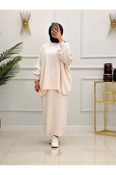 Summer Store Nova Bol Cut Tricot Skirt Tunic Set