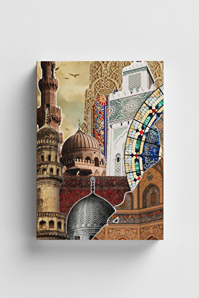 Bi Dünya Haber Collage Series 53: Homes of Allah Islamic Notebook (Ayatul Kur...
