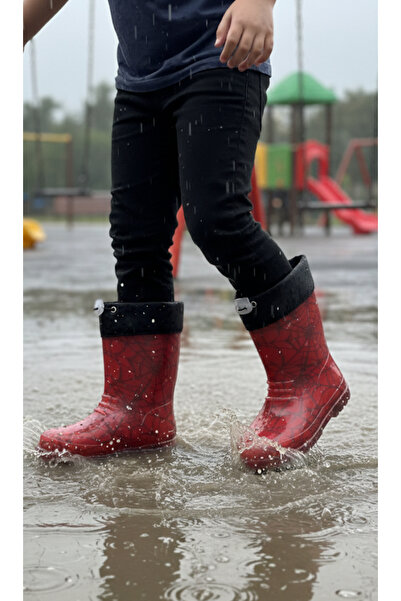 Hızlı Al ERKEK ÇOCUK İÇİ POLAR KAR VE YAĞMUR ÇİZMESİ.(BEDEN TABLOSUNA BAKINIZ...