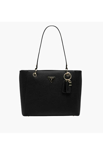 Guess NOELLE II Textured Tote Bag with Charm Detail