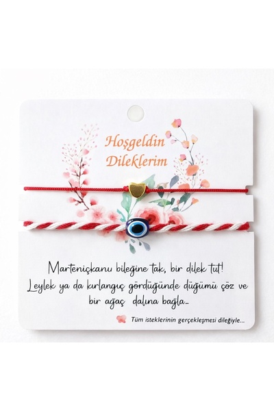 marteniçka & KALP BİLEKLİK 2 Lİ