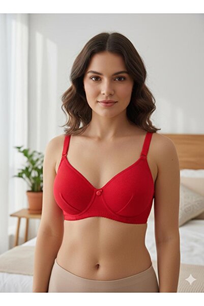 M.F.Ö LİNGERİE Front-Fastened Tippled Bra