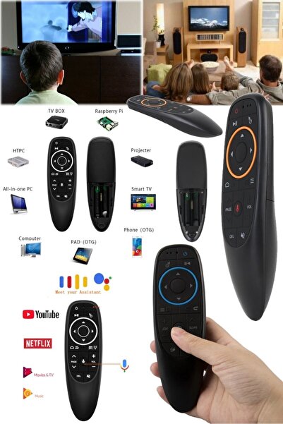 Munico Pro Akıllı Sesli Uzaktan Kumanda Android Tv Kutusu Akıllı Tv Uzaktan K...