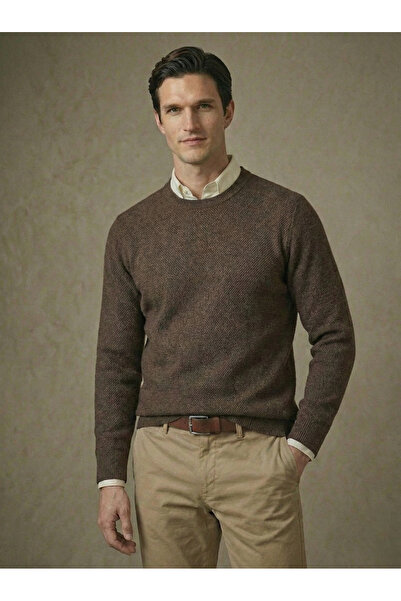 Ewarro Erkek Bisiklet Yaka Triko Kazak