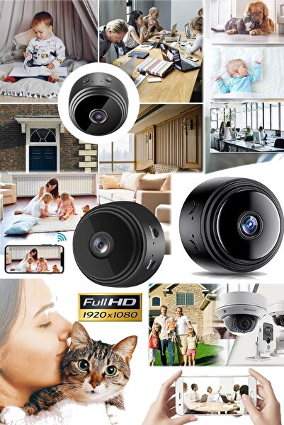 Munico 2 Adet Gece Görüşlü Bakıcı Temizlikçi Çalışan Ev Işyeri Mini Micro Wif...