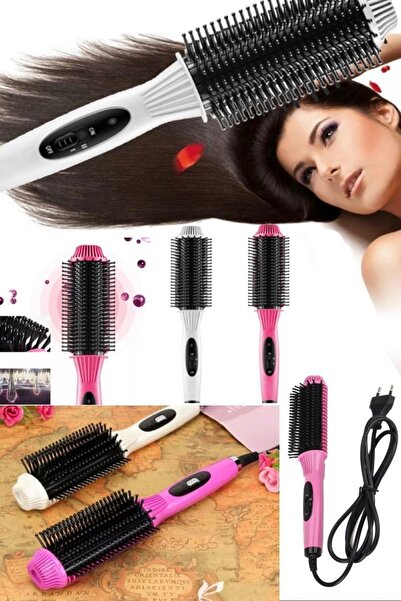 Munico elektrikli Isıtma Tarak Saç Düzleştirici Tarak Salon Bir Adım Kuru Ve ...