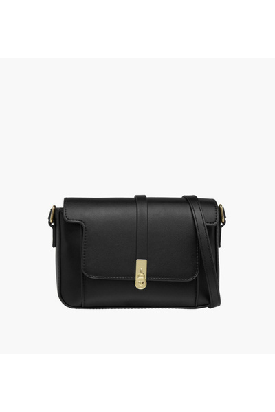 Sashaa Collection حقيبة كروسبودي ساشا ذات الألواح مع حزام قابل للتعديل