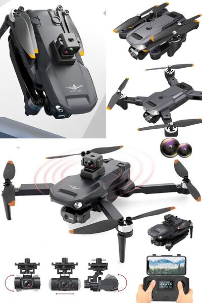Munico 4k Drone Profesyonel Engel Kaçınma Çift Kamera Katlanabilir Rc Uzaktan...