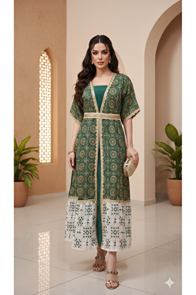 Maison Emarat All Over Embroidered Traditional Haq al Leila Dress